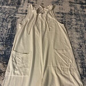 Back Beat Co. cream jumpsuit